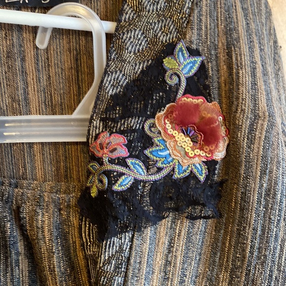 Beautiful Lee Anderson Jacket and Skirt with lace & beaded accents Size Large - Picture 8 of 15